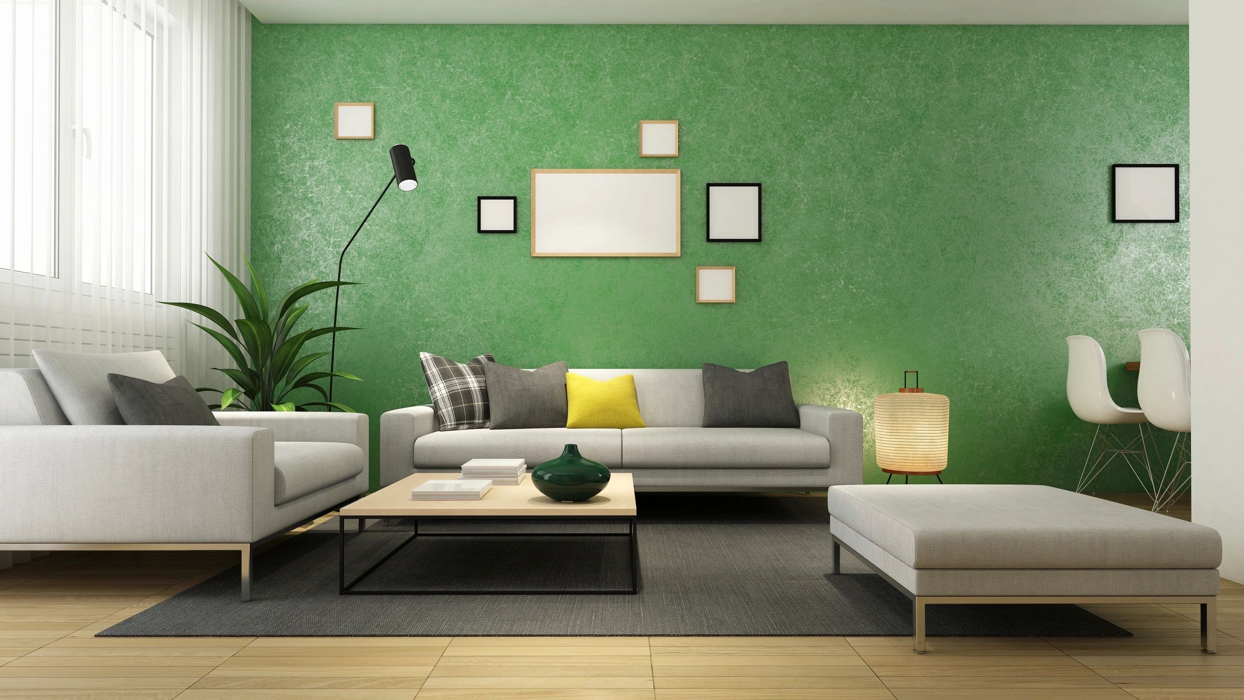 Modern fireplace living room